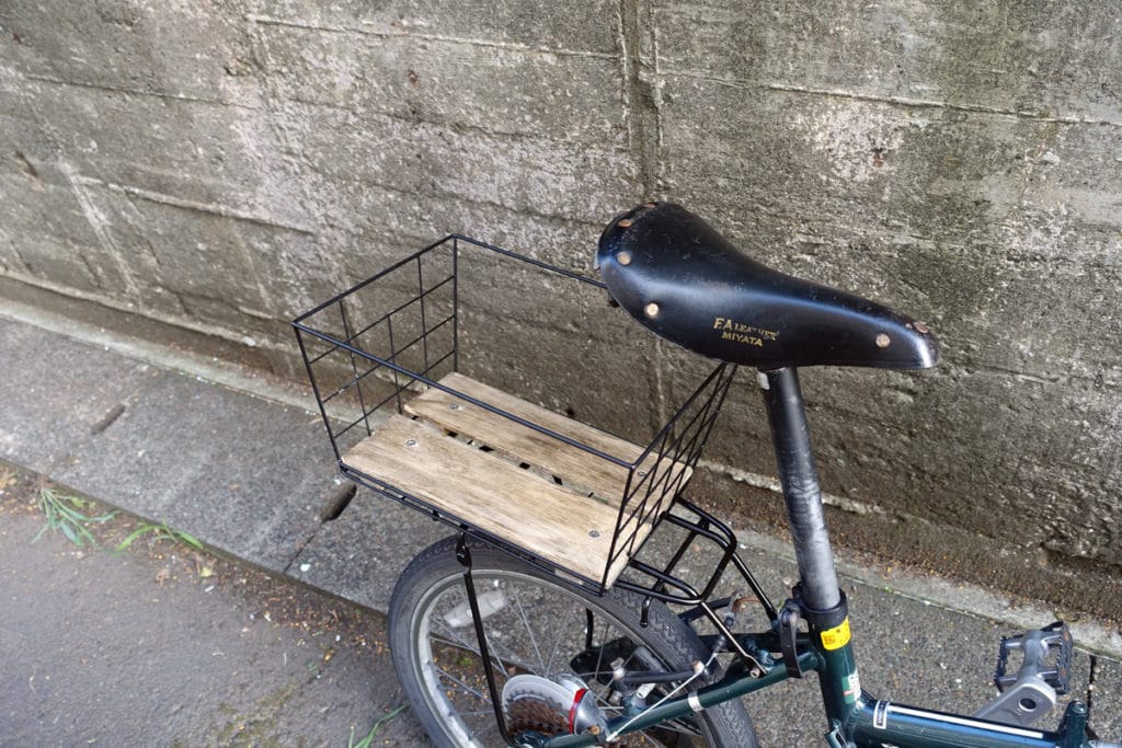 マウント 自作 自転車 カゴ下