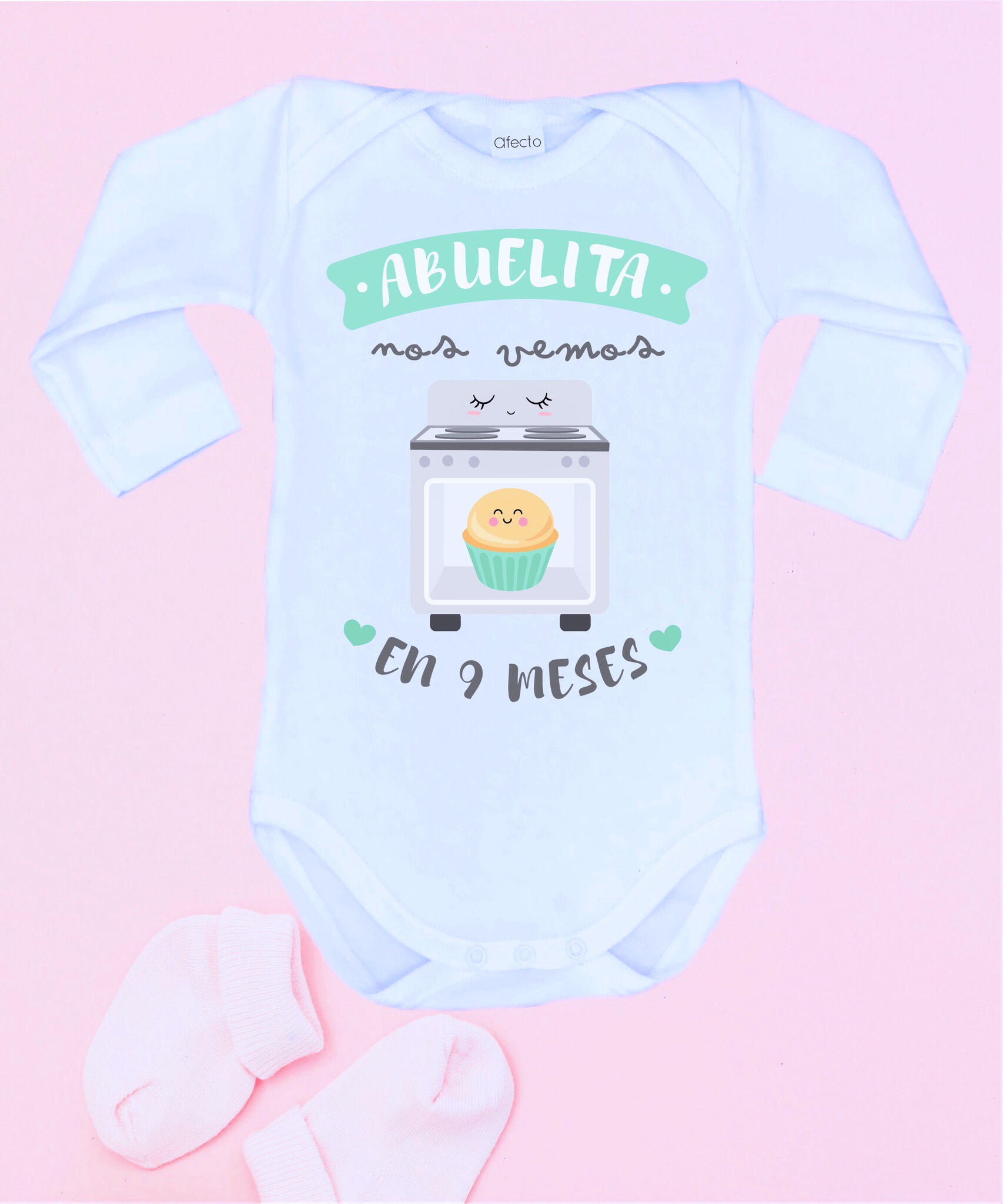 BODY PERSONALIZADO NOTICIA EMBARAZO bodys personalizados Afecto Baby