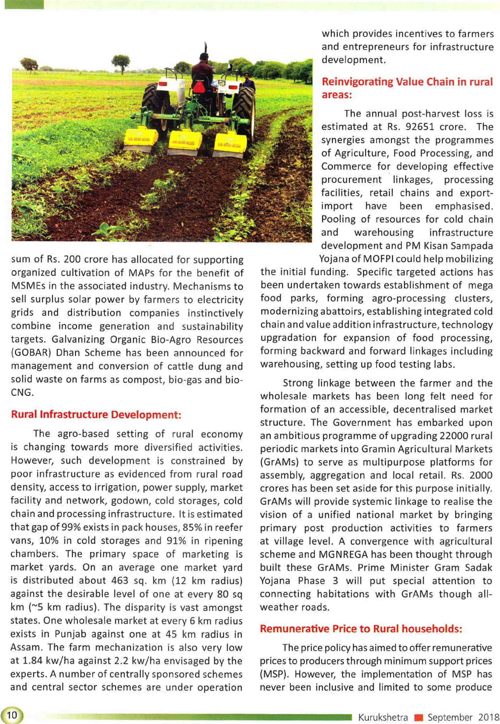 Agriculture For Rural Transformation IAS Abhiyan