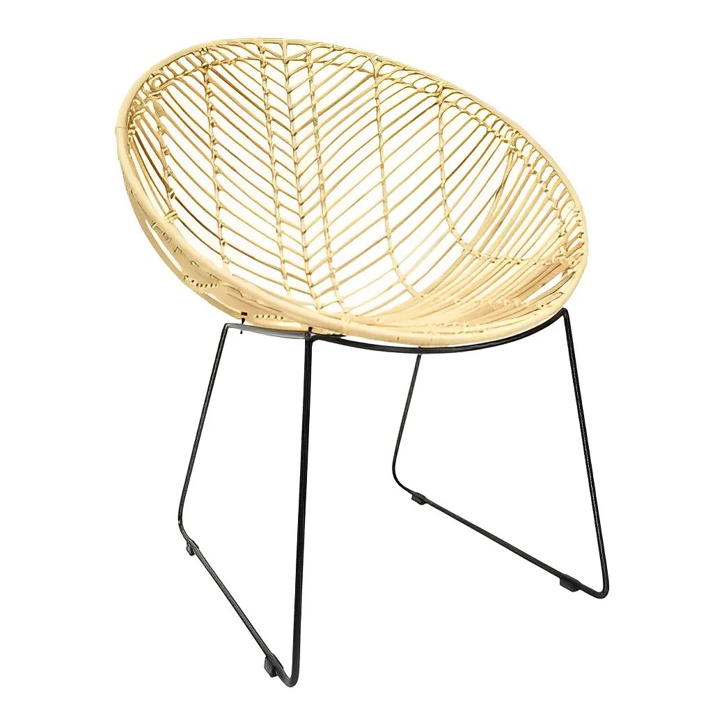 MOON RELAX CHAIR RATTAN WICKER FURNITURE CRAFT INDONESIA MANUFACTURE