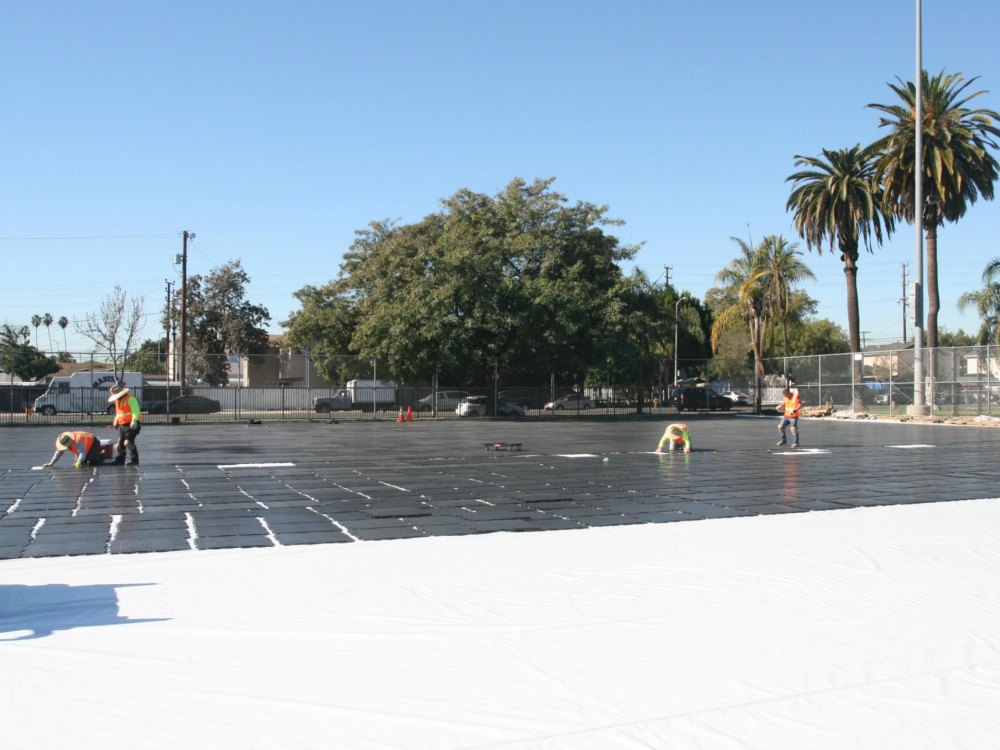 Gilbert Lindsay Park Athletic Field Engineering