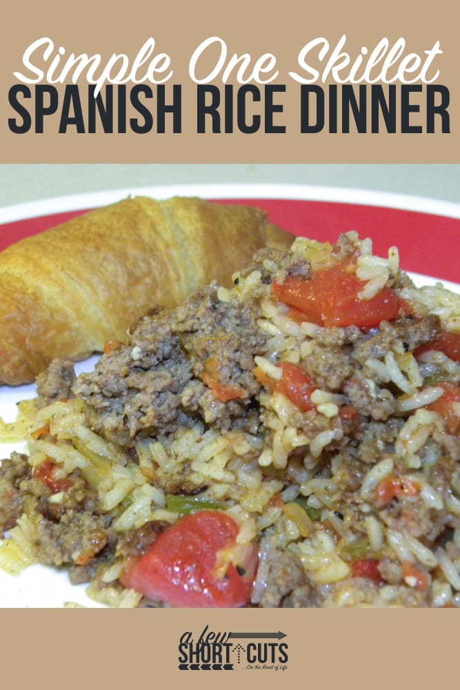 Spanish Rice Dinner A Few Shortcuts