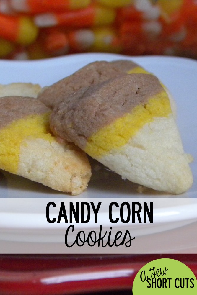 Candy Corn Cookies A Few Shortcuts