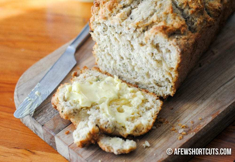 Simple Herbed Beer Bread Recipe A Few Shortcuts