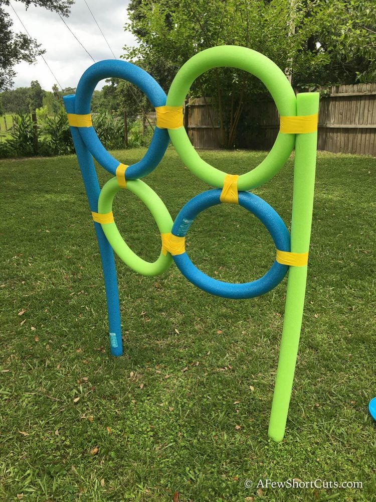 Pool Noodle Frisbee Target4 A Few Shortcuts