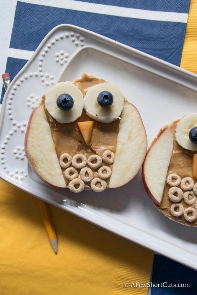 Owl Rice Cake Snacks Lunchbox Fun A Few Shortcuts