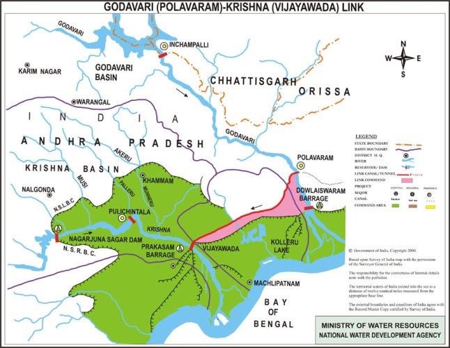 Andhra Pradesh country's first river linking project