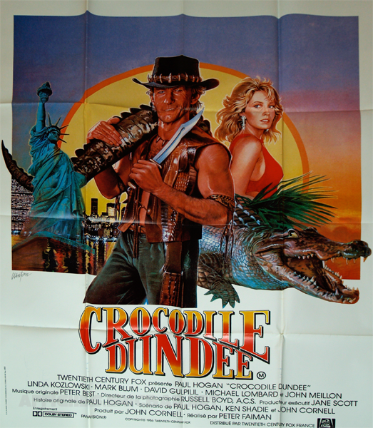 Crocodile Dundee Affiches de cinéma de la collection EricBad