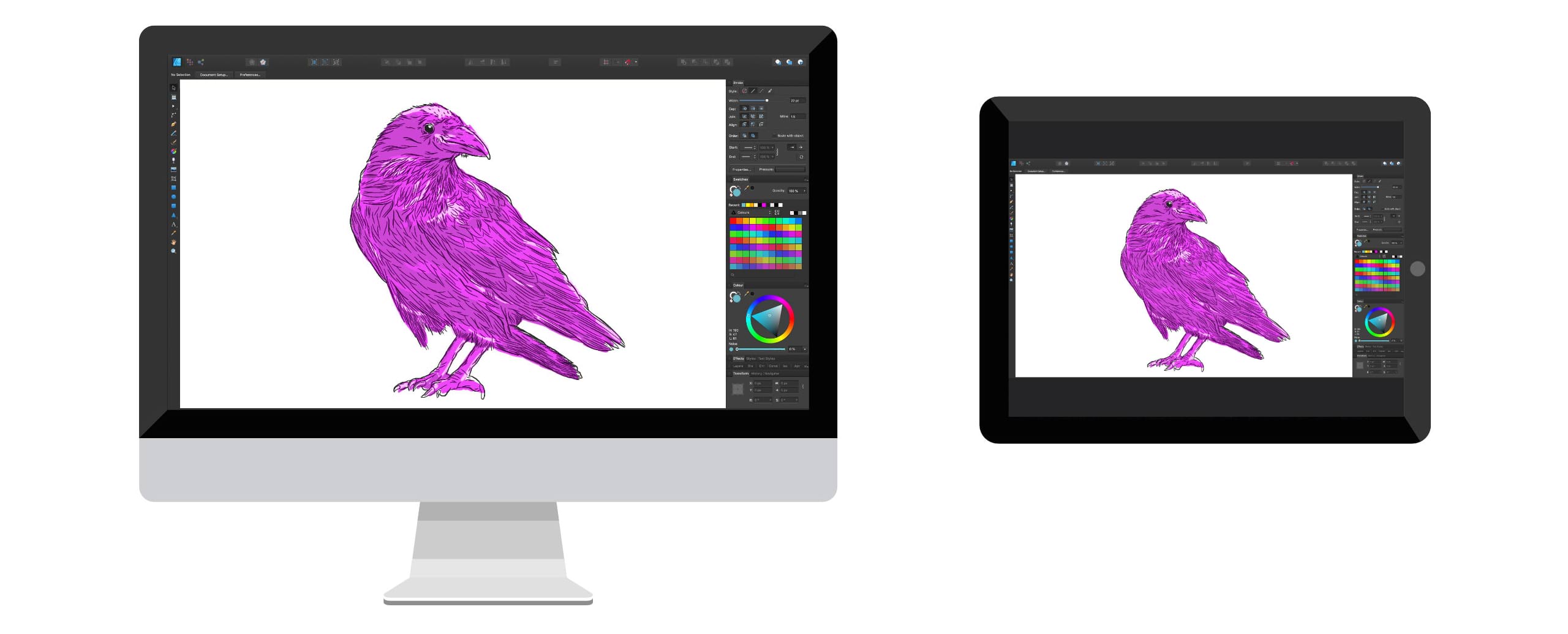 Using Sidecar with your Affinity Mac app