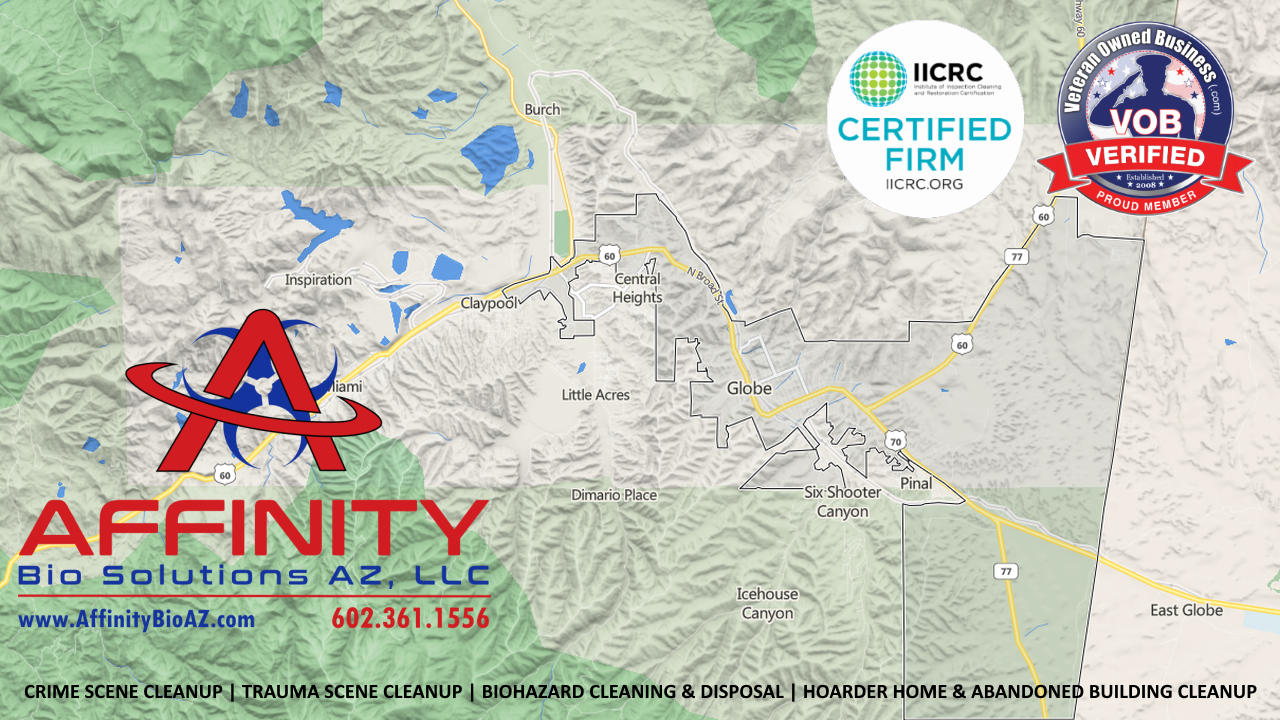 Globe Arizona Crime Scene Cleanup Hoarder Home Biohazard