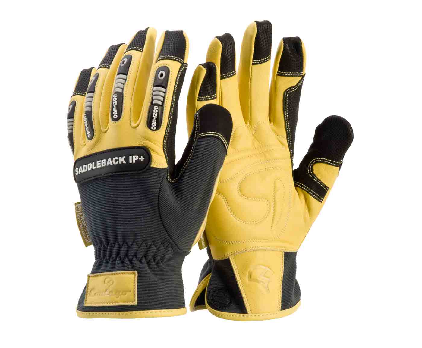 Contego Saddleback Impact Protection Work Gloves Leather