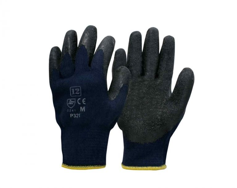 Frontier Safeguard Cut Rated Work Gloves Cinkle Latex Grip Glove P4160