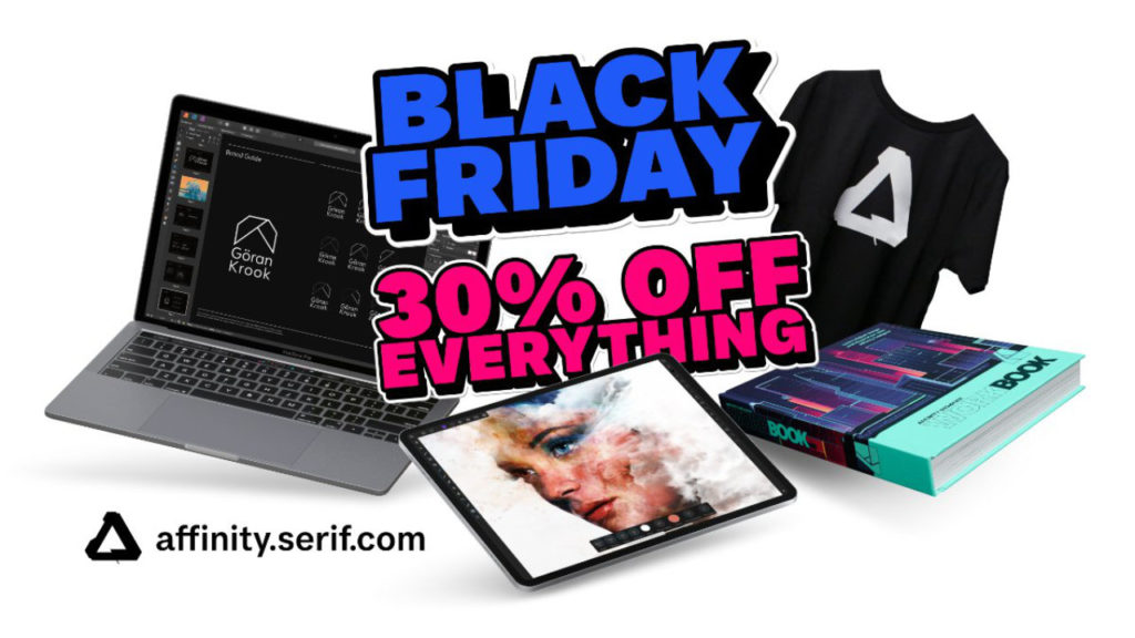 Affinity Black Friday 30 Rabatt auf Apps und ALLES im Affinity Store