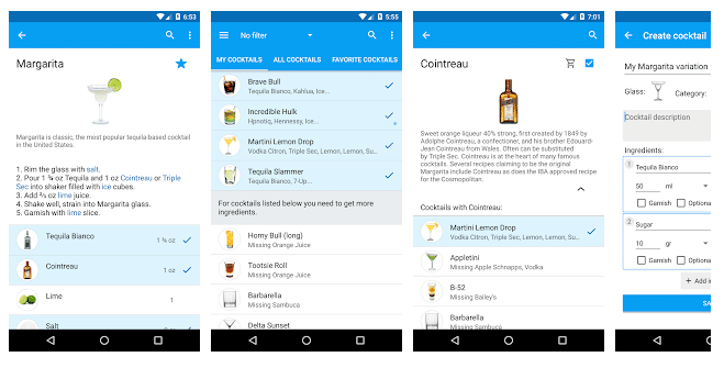 The 6 Best Bartender Apps for Android Will Help You Make Drinks Like a
