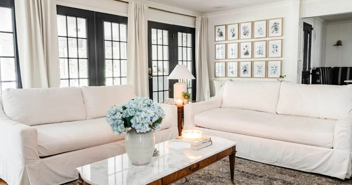 How to Clean White Slipcovers?