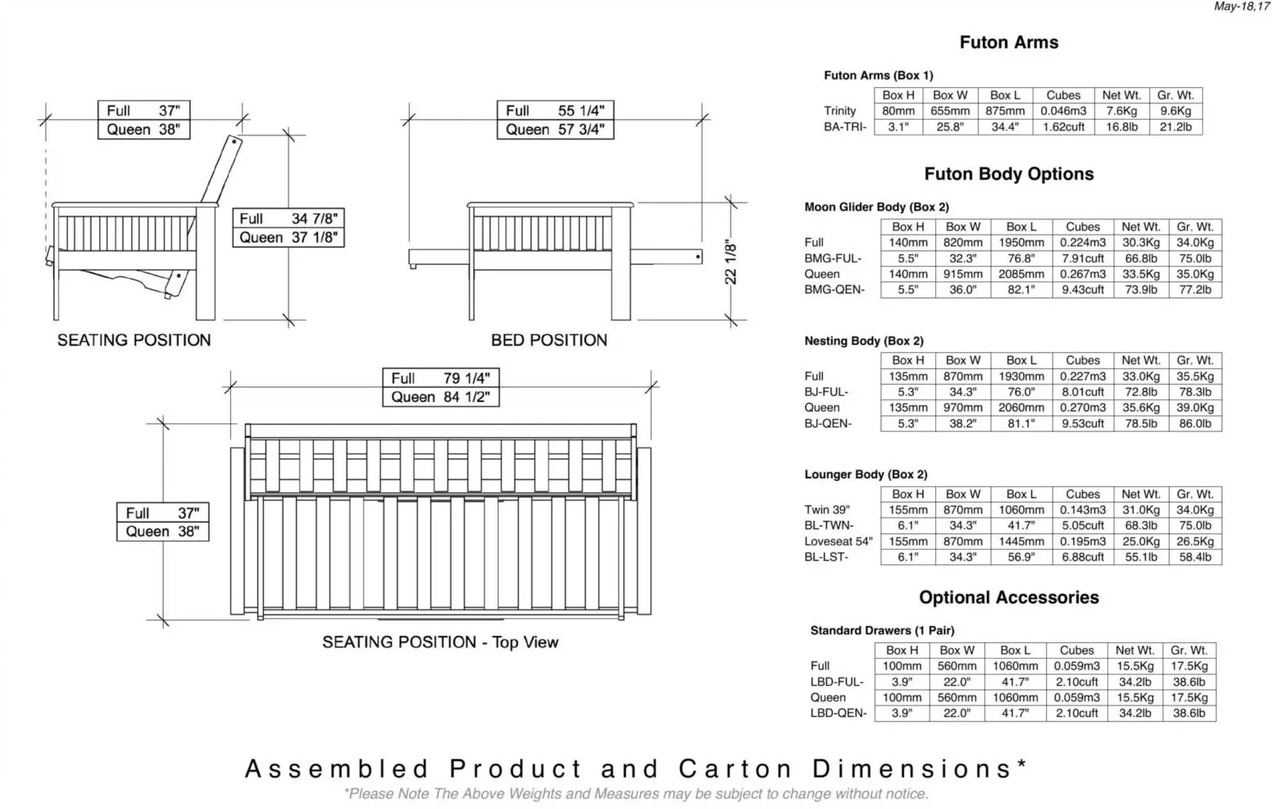 Trinity Futon Frame On Sale Affordable Bedding Asheville