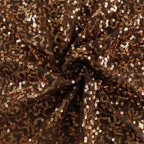 Tablecloth Copper Sequin Round, 120″ Affordable Elegance Inc.