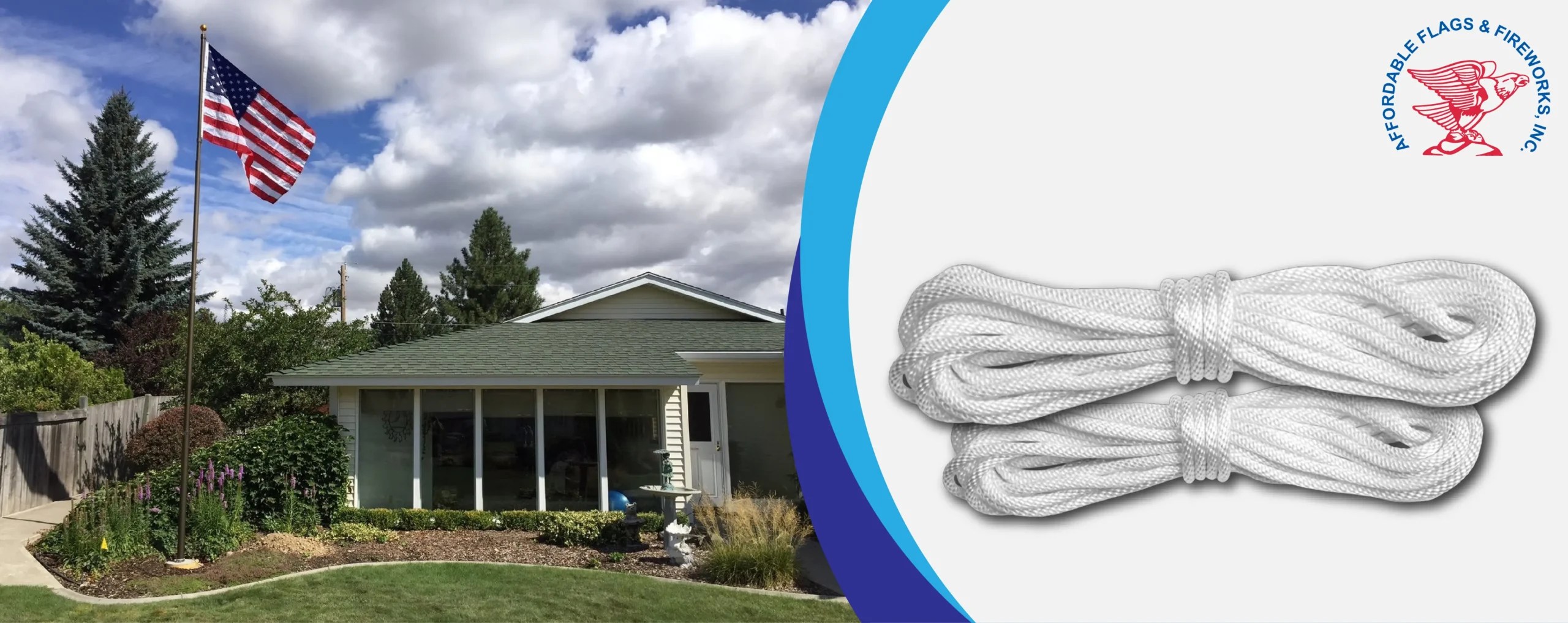 Different types of ropes for flagpoles Affordable flags