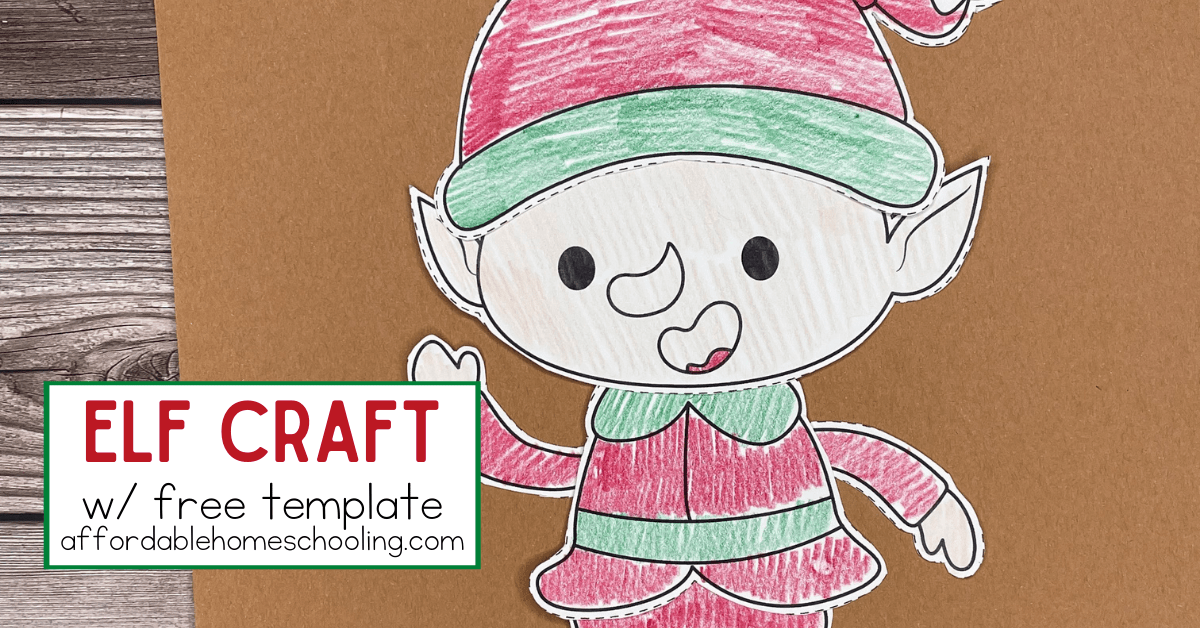 Free Printable Elf Craft Template for Kids of All Ages