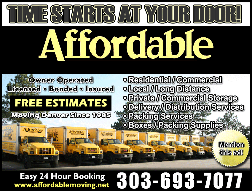 Movers Lakewood CO Affordable Moving and Storage