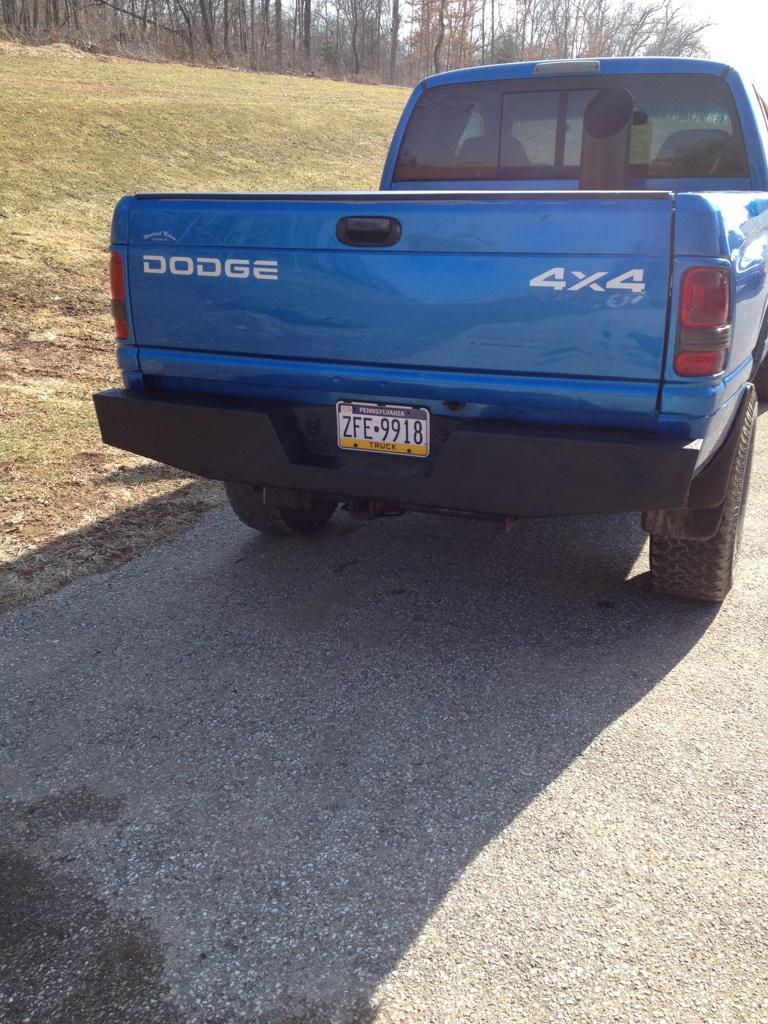 Rear Bumper-Dodge Ram Truck (’93-’02) - Affordable Offroad