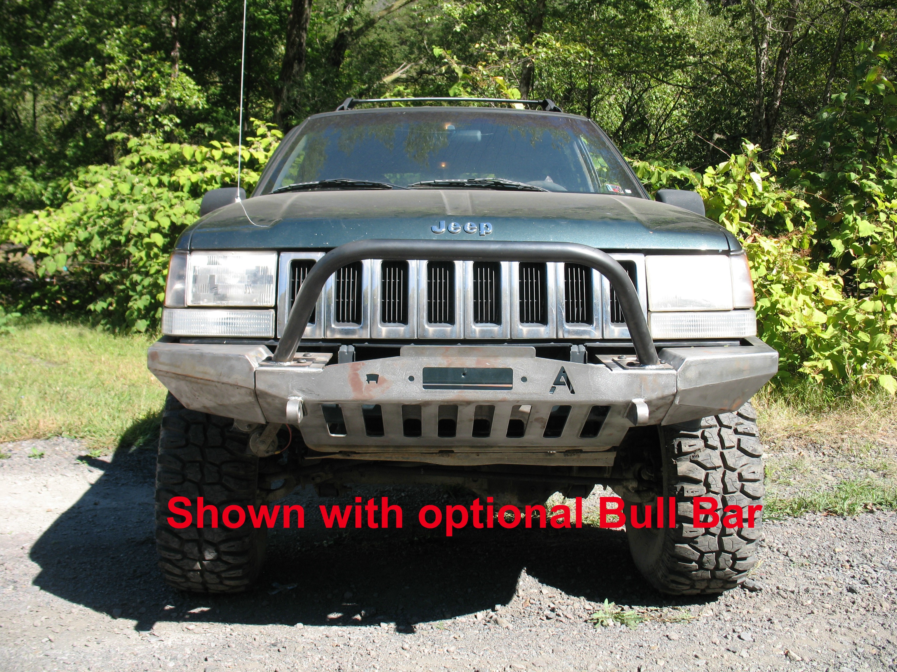 Elite Jeep Grand Cherokee ZJ Modular Plain Front Winch Bumper ('93'98