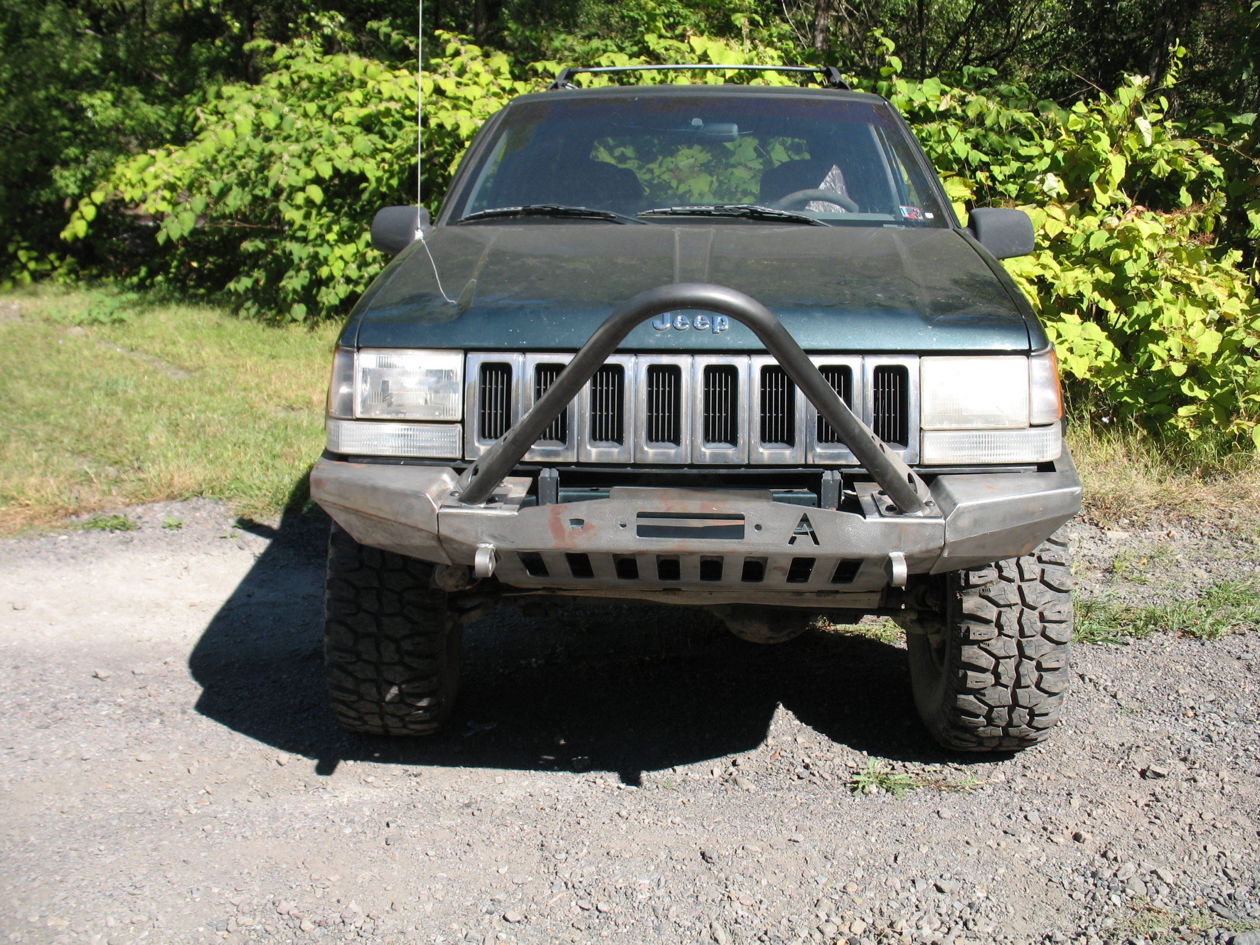 Elite Jeep Grand Cherokee ZJ Modular Plain Front Winch Bumper ('93'98
