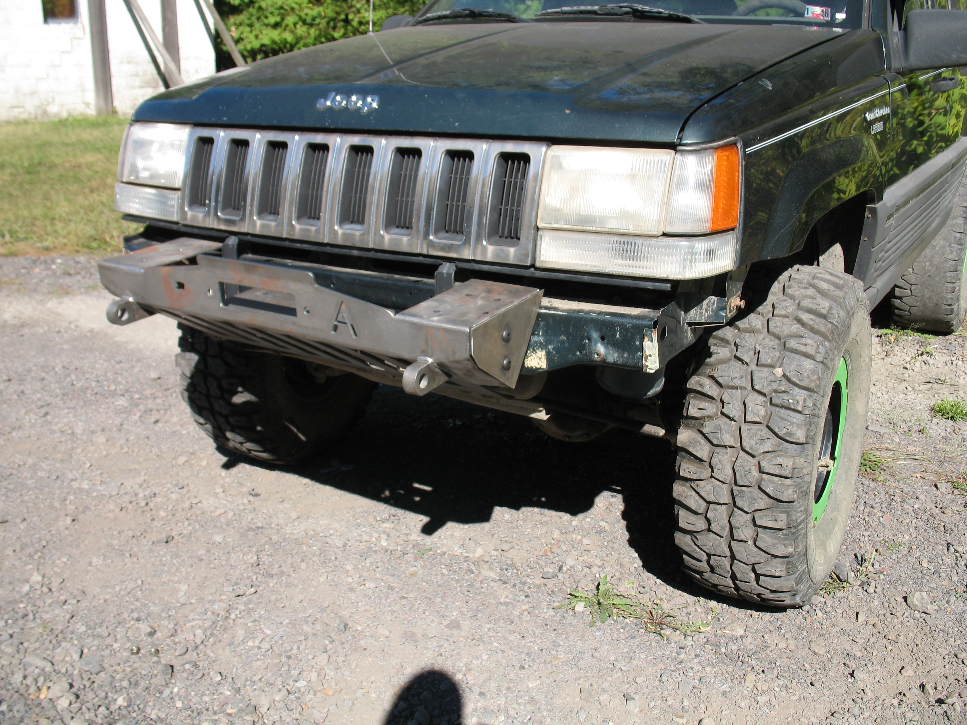 Elite Jeep Grand Cherokee ZJ Modular Shorty Plain Front Winch Bumper