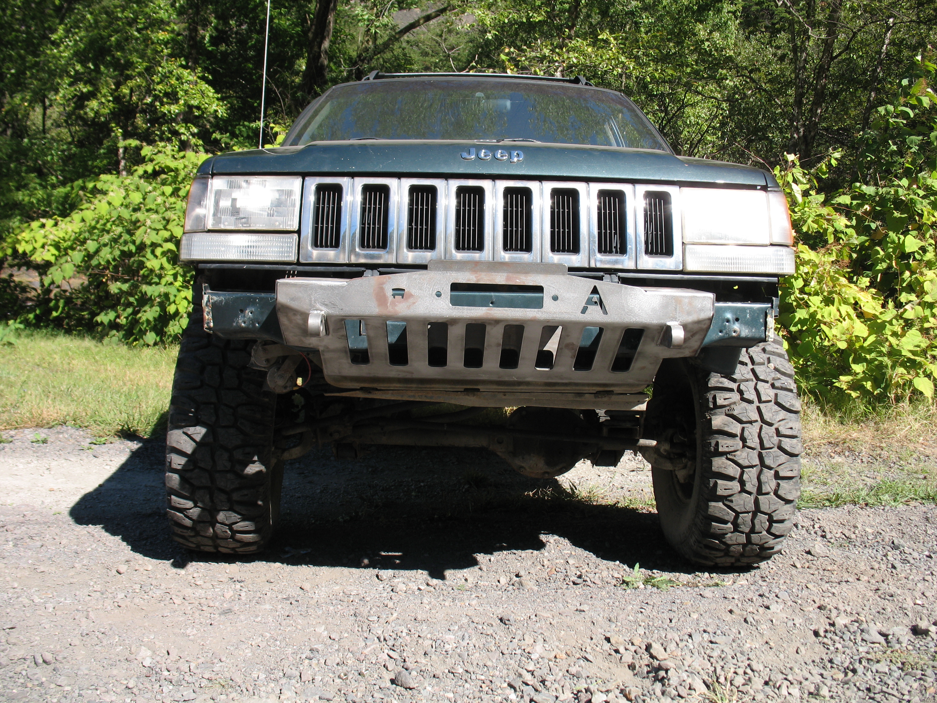 Elite Jeep Grand Cherokee ZJ Modular Shorty Plain Front Winch Bumper