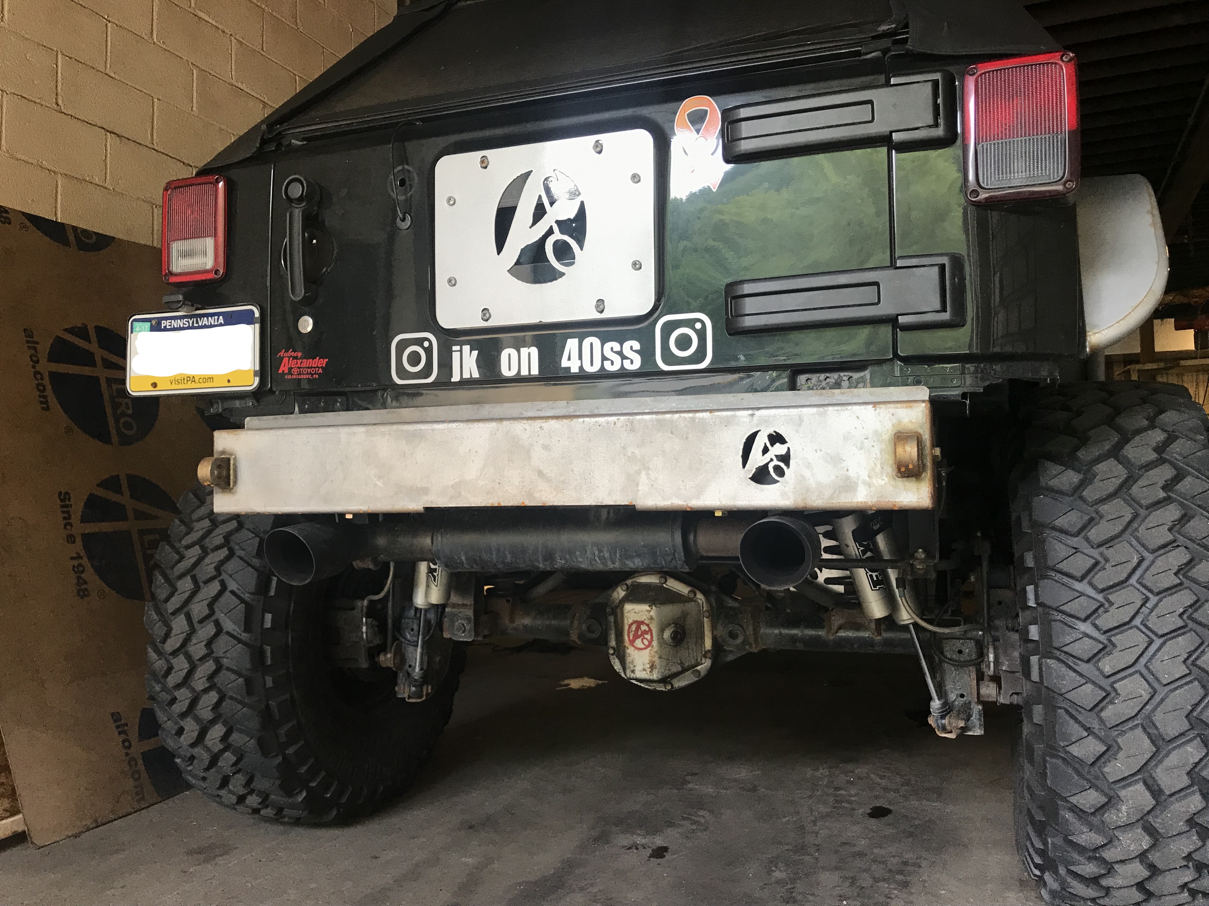 Jeep Wrangler JK/JKU Rear Flush Mount Bumper ('07'18) Affordable Offroad