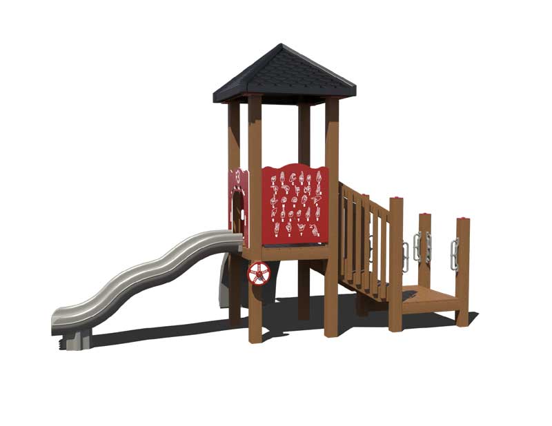 GGR30002 Composite Playset Affordable Playgrounds By Trassig