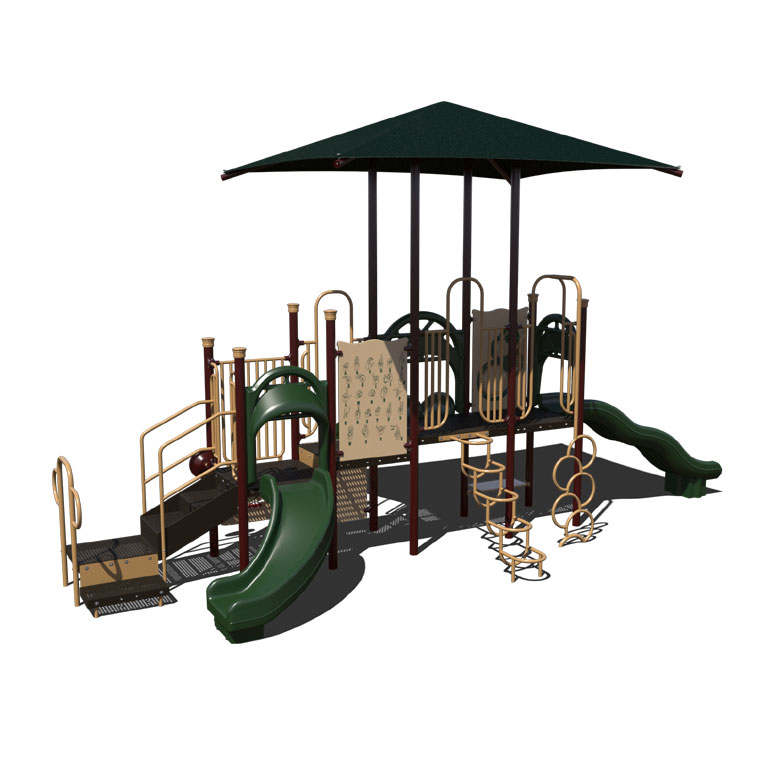 GG0028 Composite Playset Affordable Playgrounds By Trassig