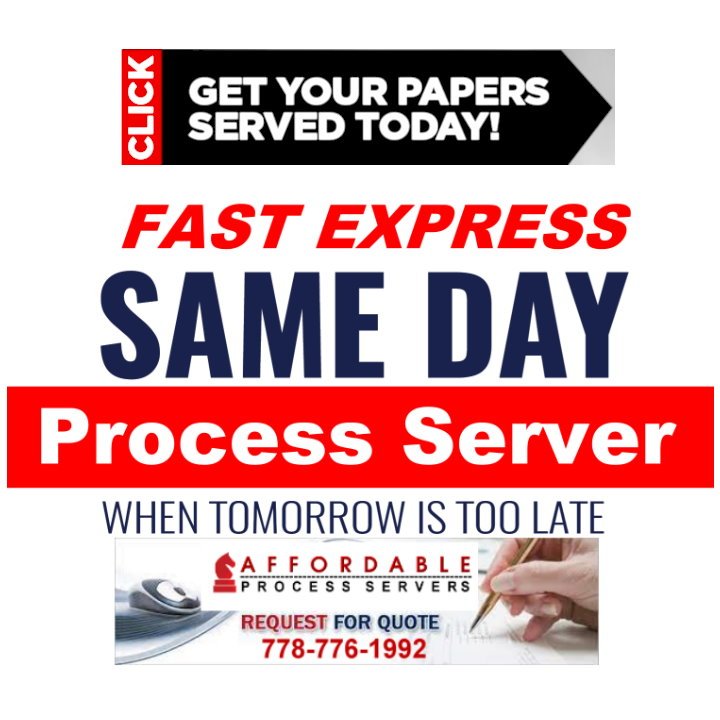 Same Day Process Server Vancouver Downtown