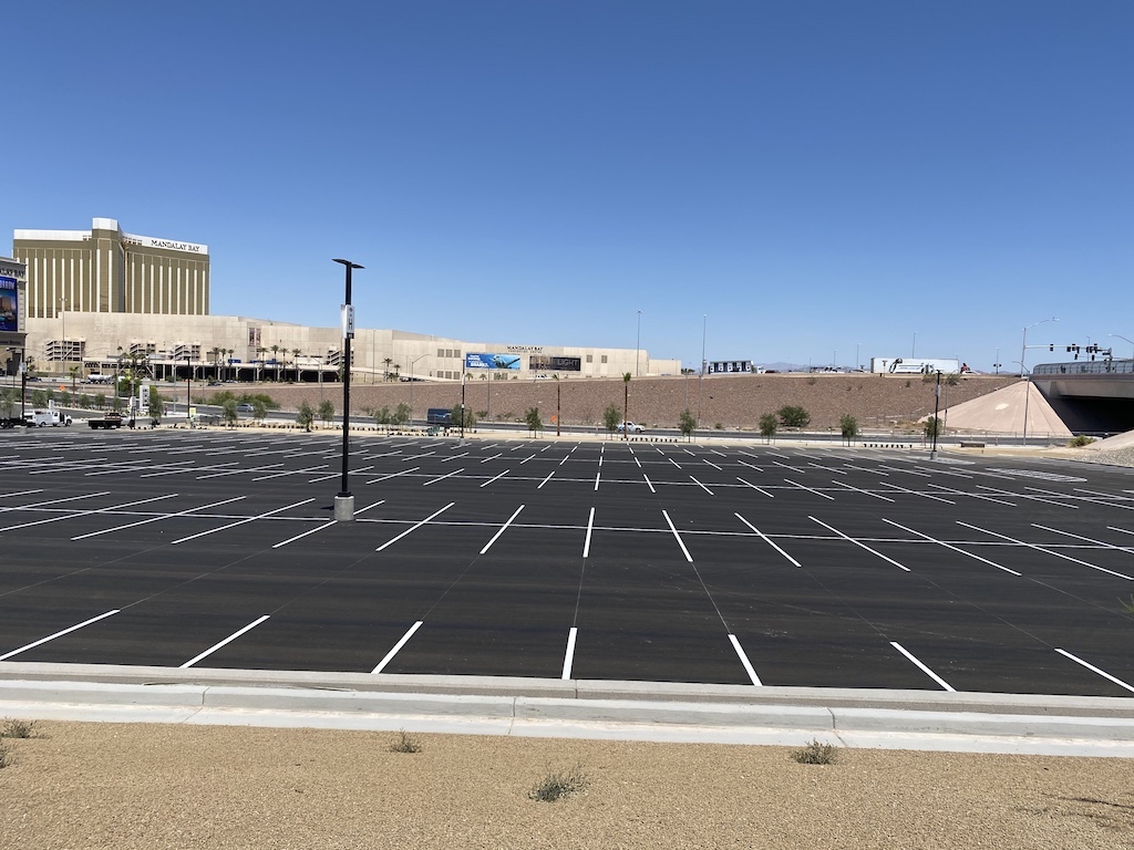 Raiders Stadium Parking Lot Striping Las Vegas