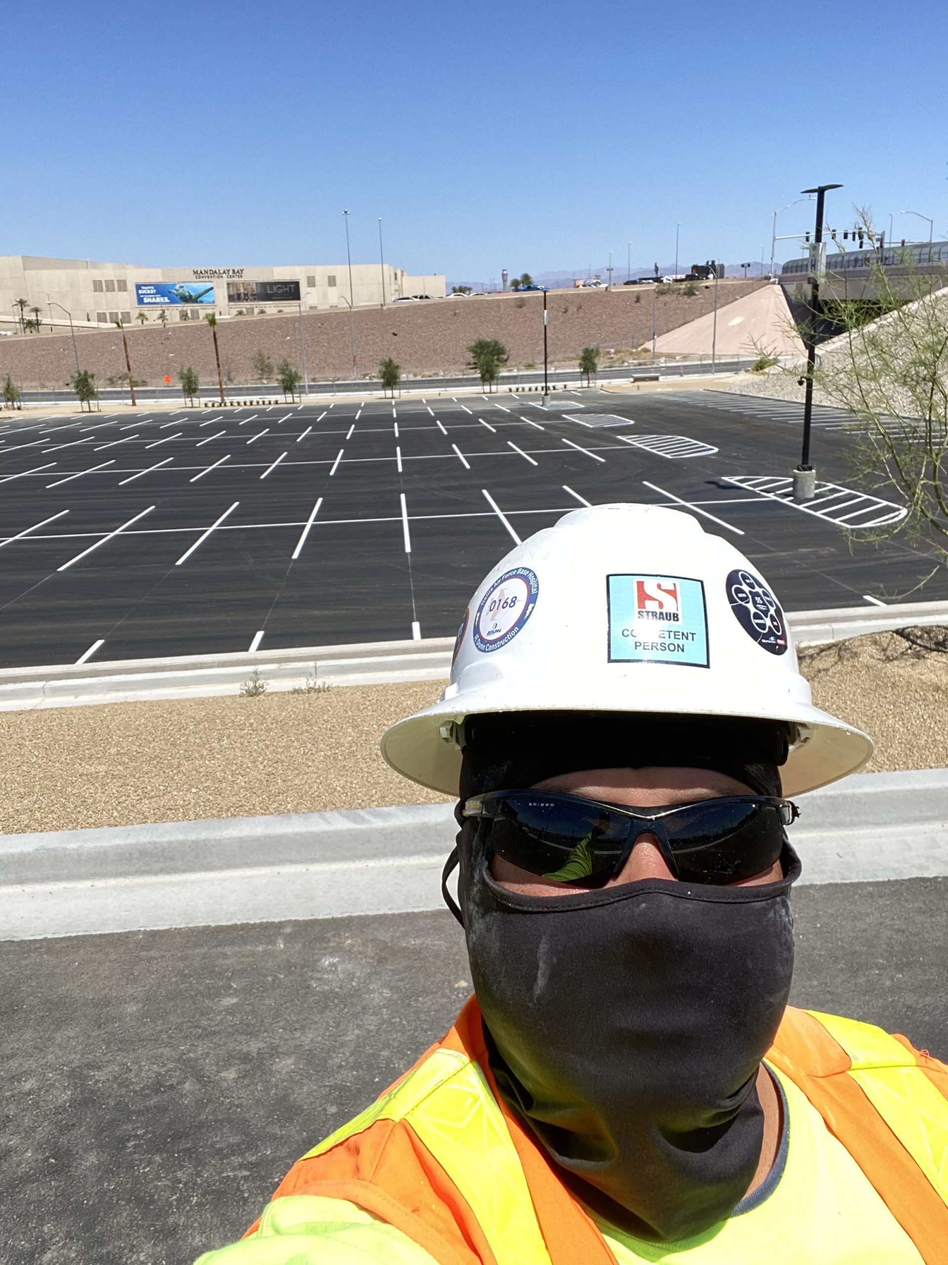 Raiders Stadium Parking Lot Striping Las Vegas