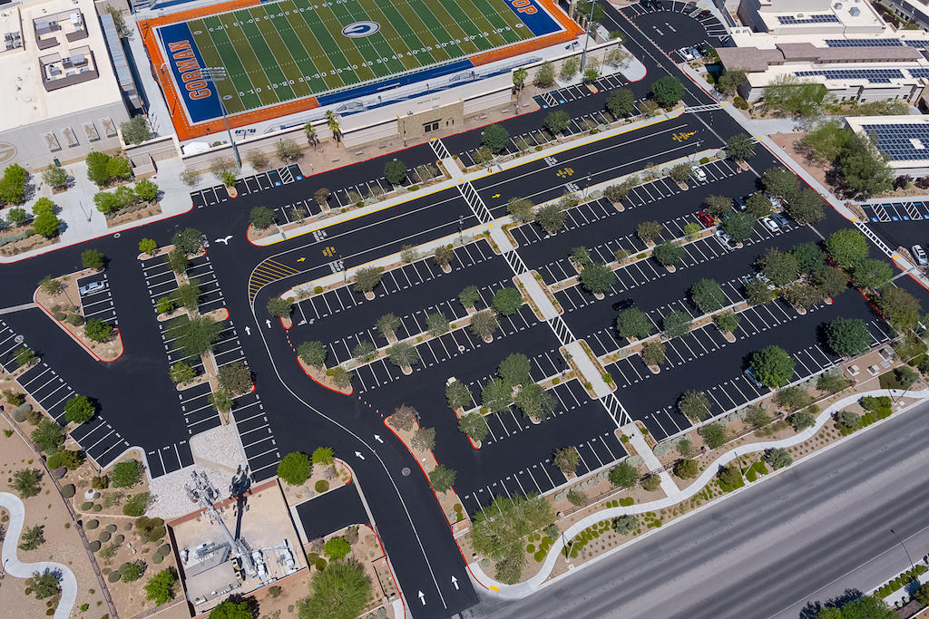 Gorman High School Asphalt Sealcoating Las Vegas, NV