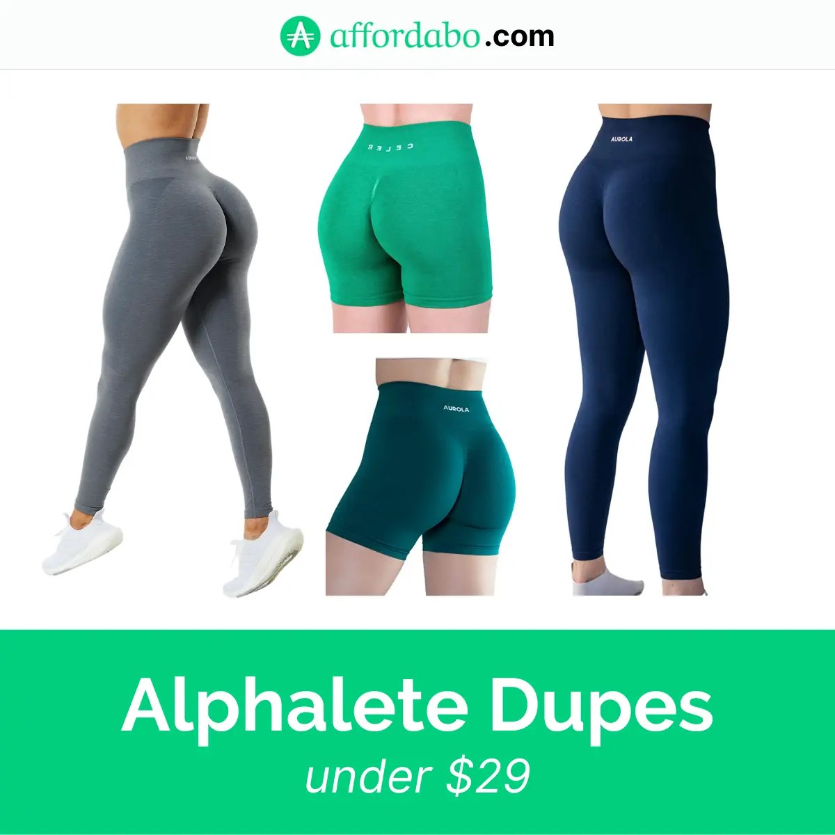 Best Alphalete Dupes 2023 (Amplify leggings, shorts) Affordabo
