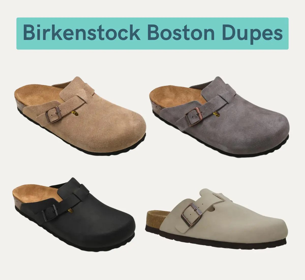 3 BEST Birkenstock Boston Clog Dupes (From 17) Affordabo
