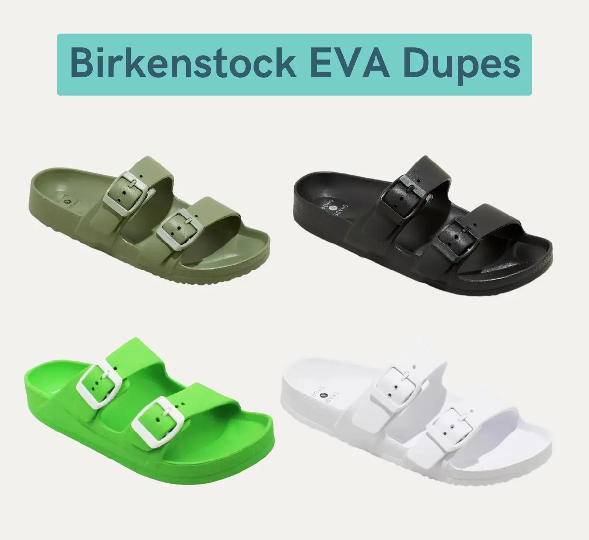 BEST Birkenstock Arizona EVA Dupes (From 10) Affordabo