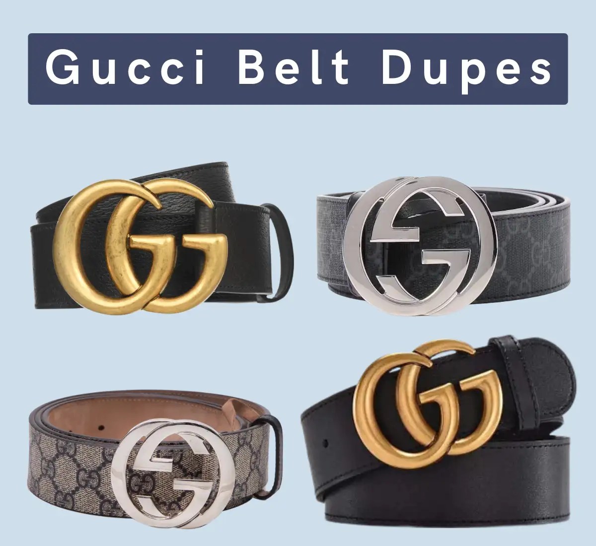3 BEST Gucci Belt Dupes 2023 (From 11)