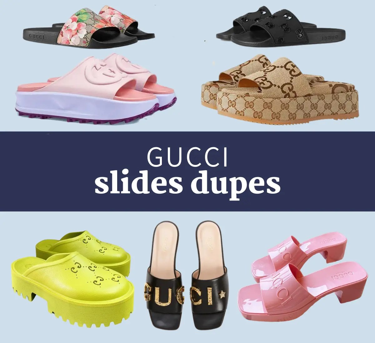 Best Gucci Slides Dupes (From 20) Affordabo