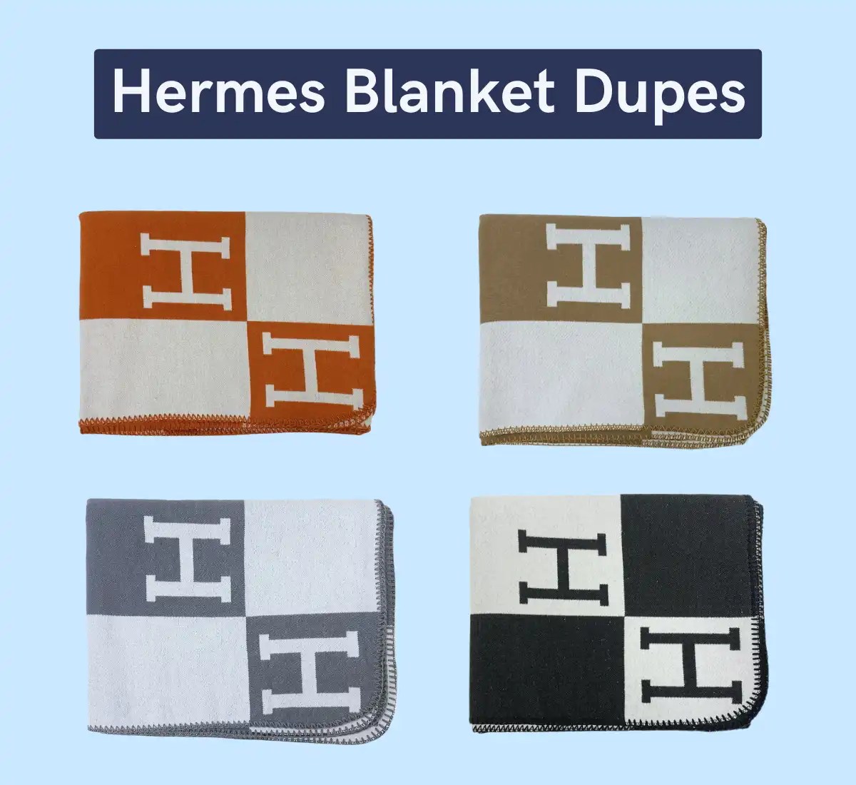 3 BEST Hermes Blanket Dupes (From 35)