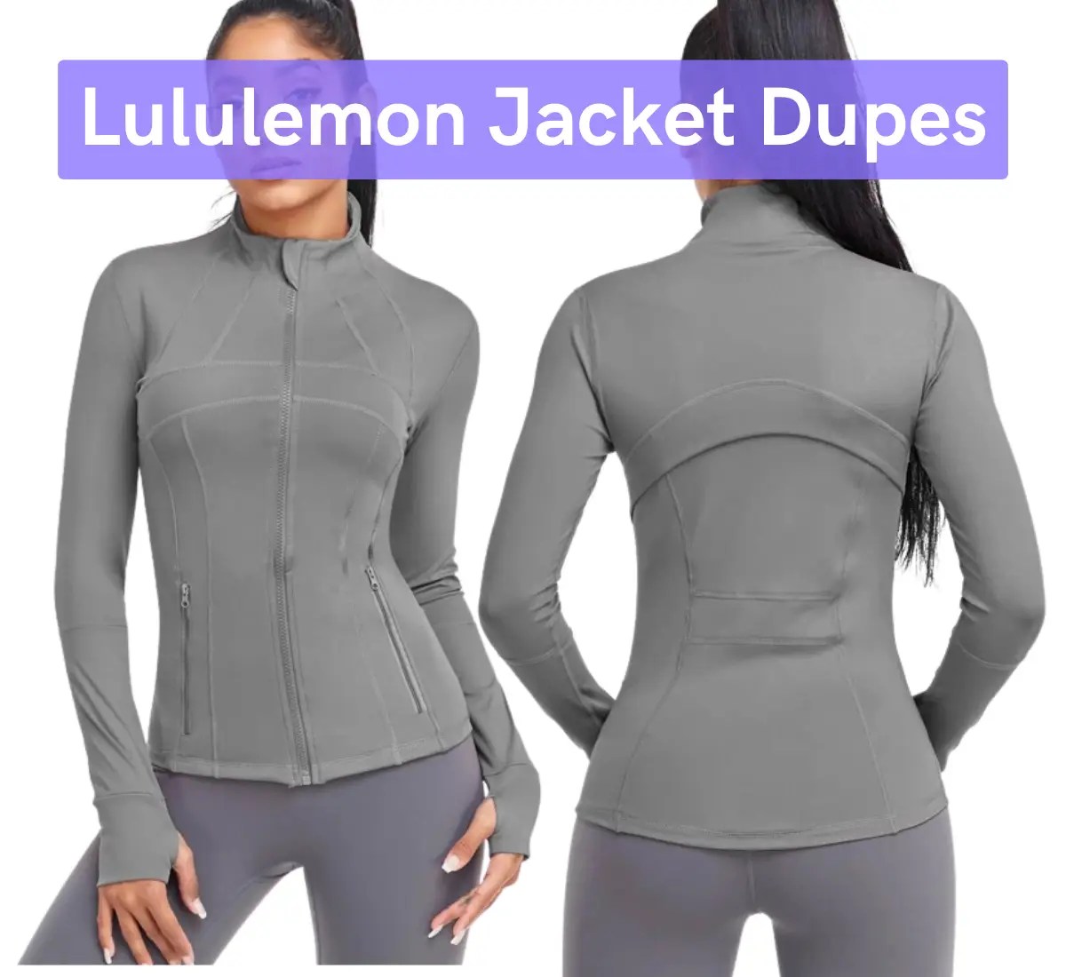 Lululemon Define Jacket Dupes (From 21)