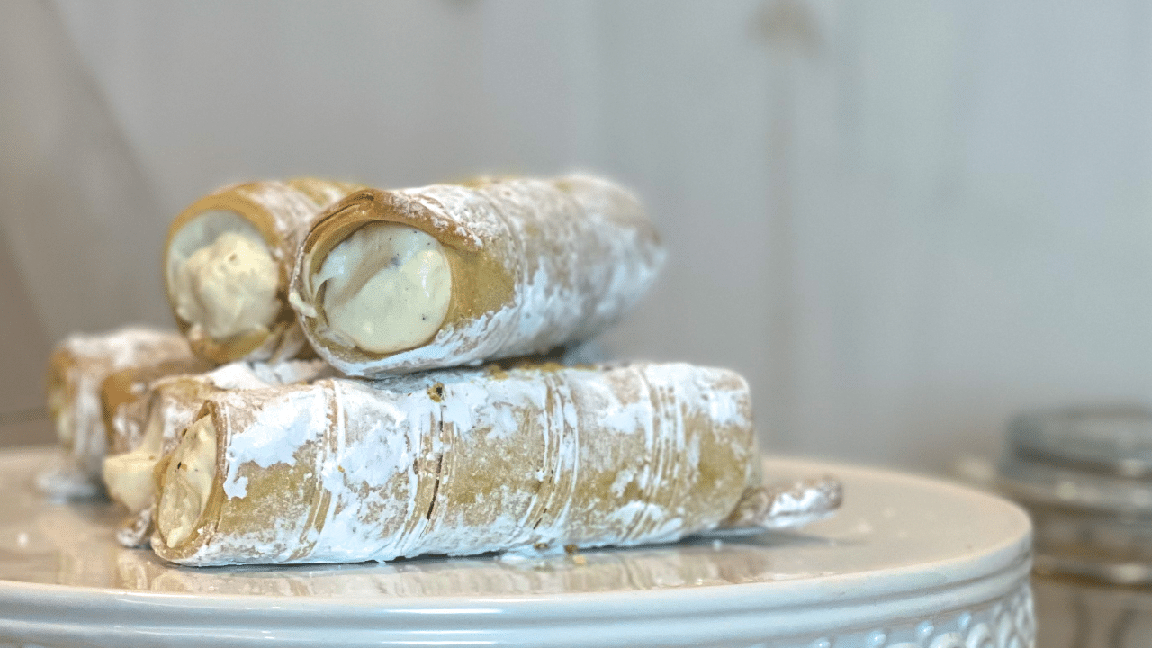 Afghan Creme Roll cream rolls Afghan Cooks