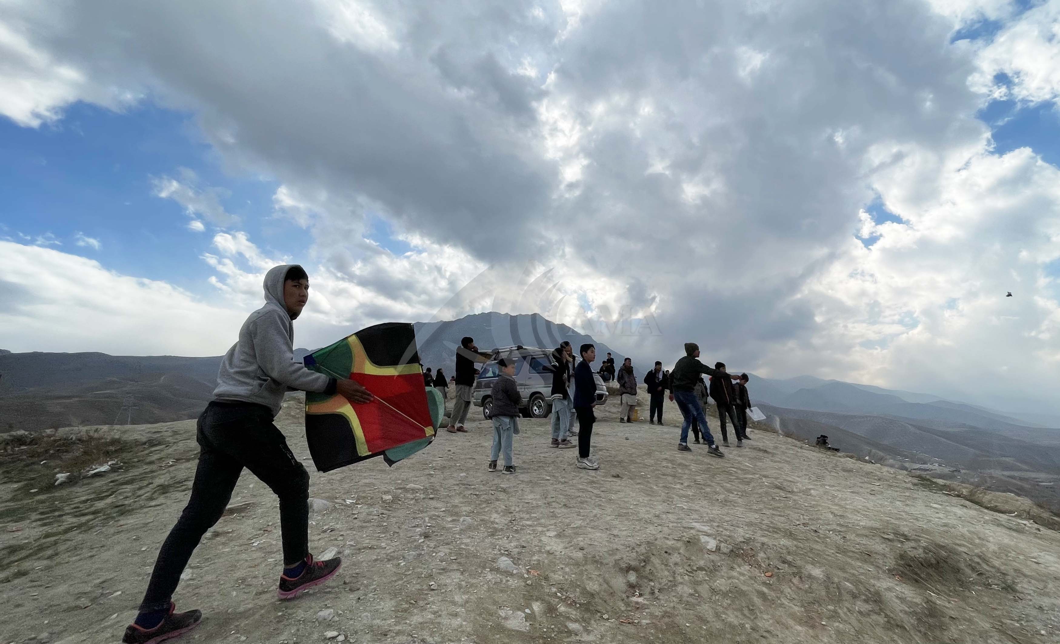 Afghanistan Daily Life Kite flying Afghan Multimedia Agency