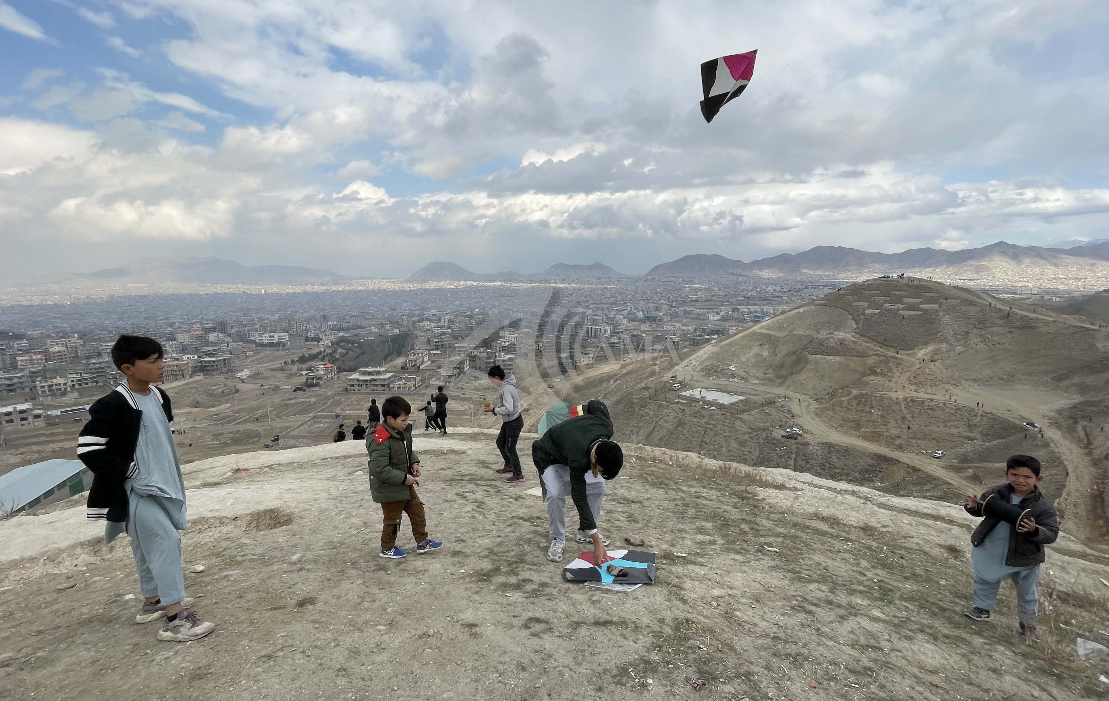 Afghanistan Daily Life Kite flying Afghan Multimedia Agency