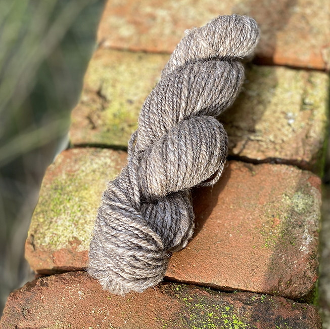 Handspun Yarn Spinner’s Dream Luxury Blend 100 Yard Skeins Grey Merino