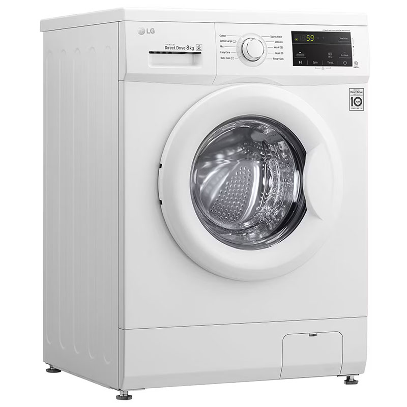 LG WASHING MACHINE FRONT LOAD 8KG WHITE 1200RPM WJ3H20WTG Afif Itani