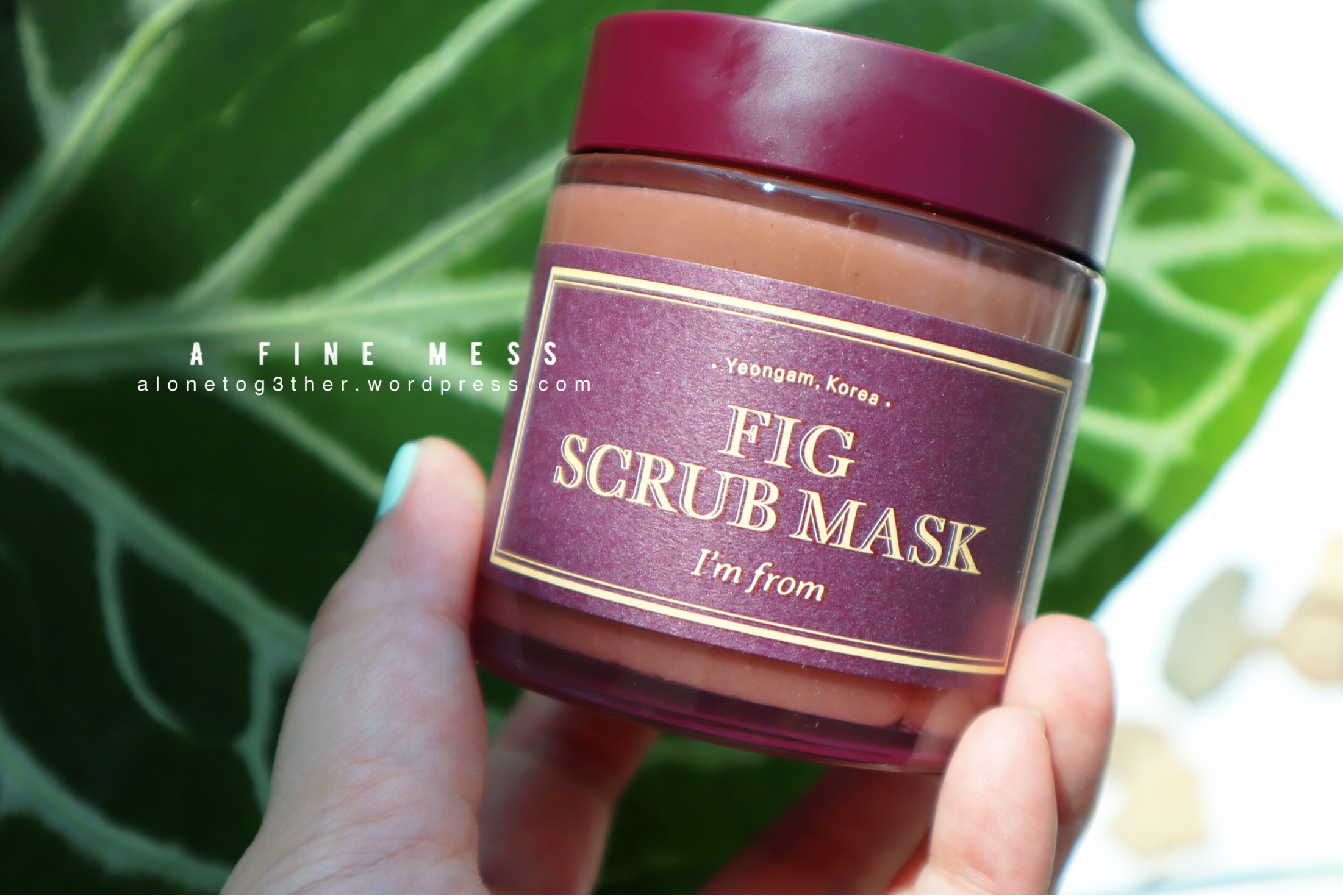 [Review] I’M FROM Fig Scrub Mask