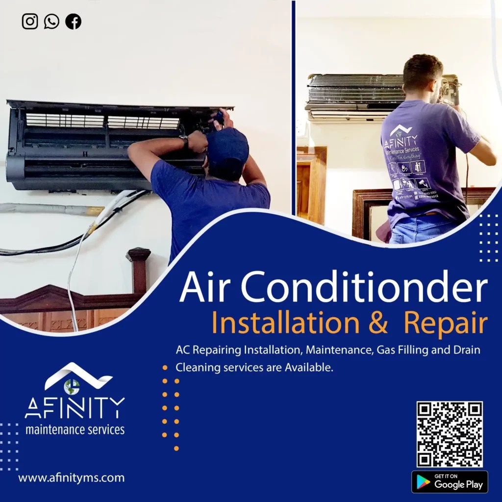Services for Effective air conditioner Repair Lahore Afinityms